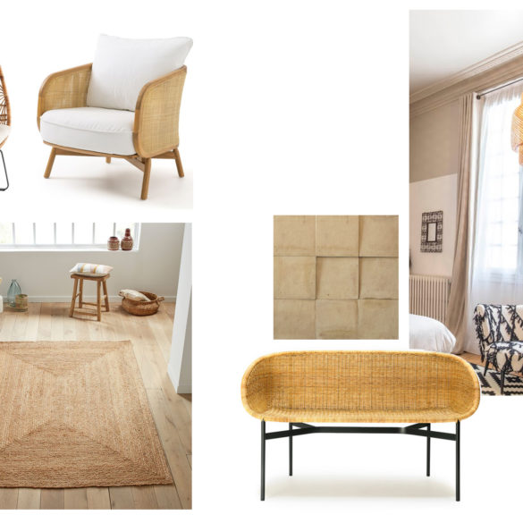 moodboard beige déco