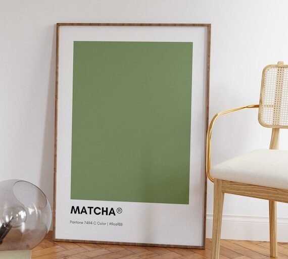 couleur vert matcha