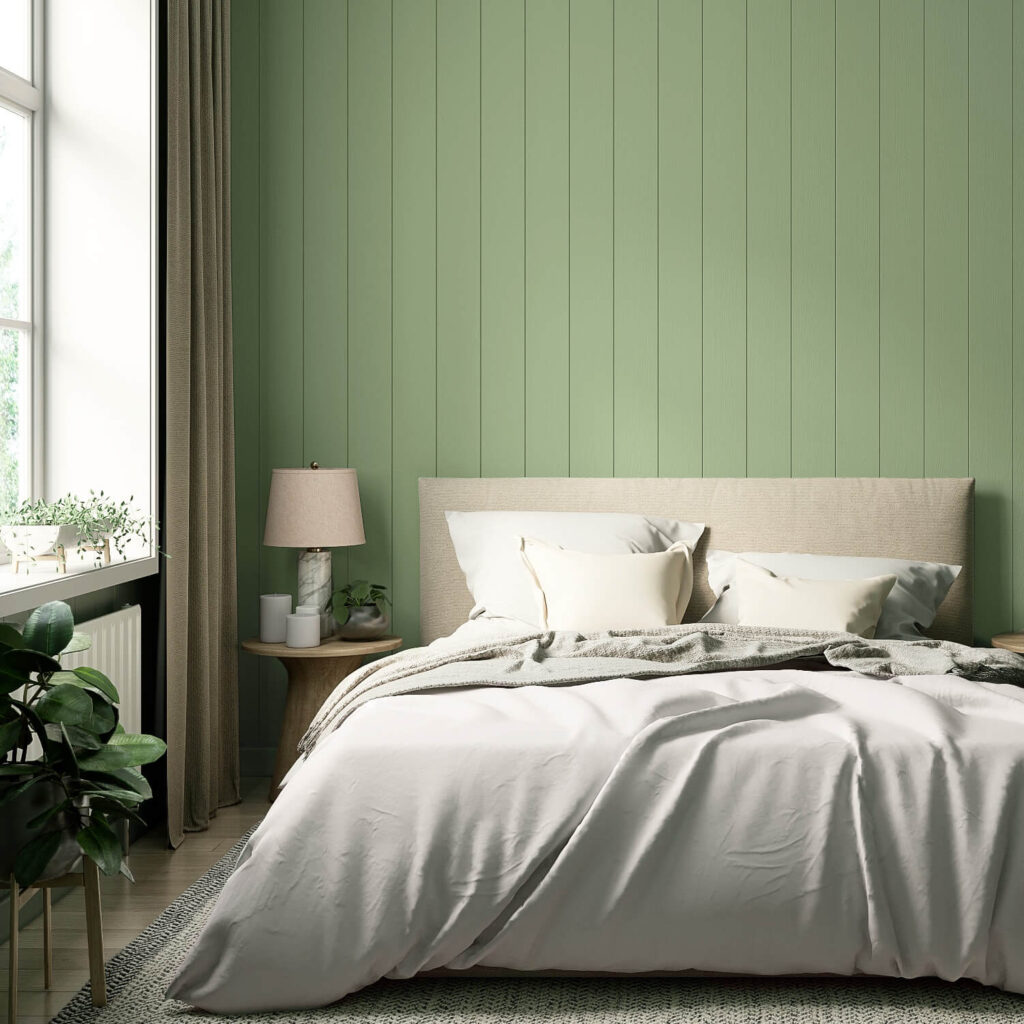 mur couleur matcha