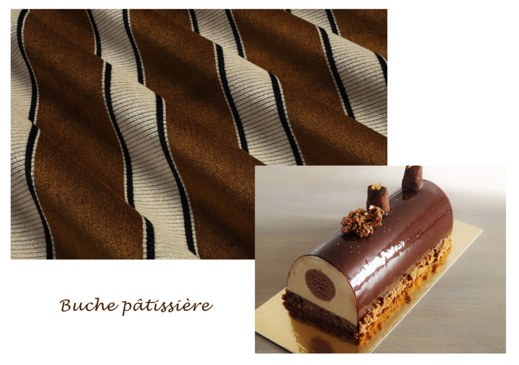 gâteau chocolat tissu