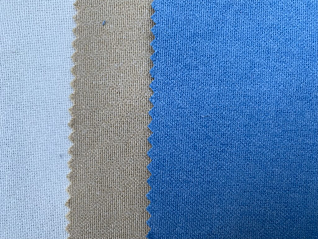 gamme tissus bleu beige