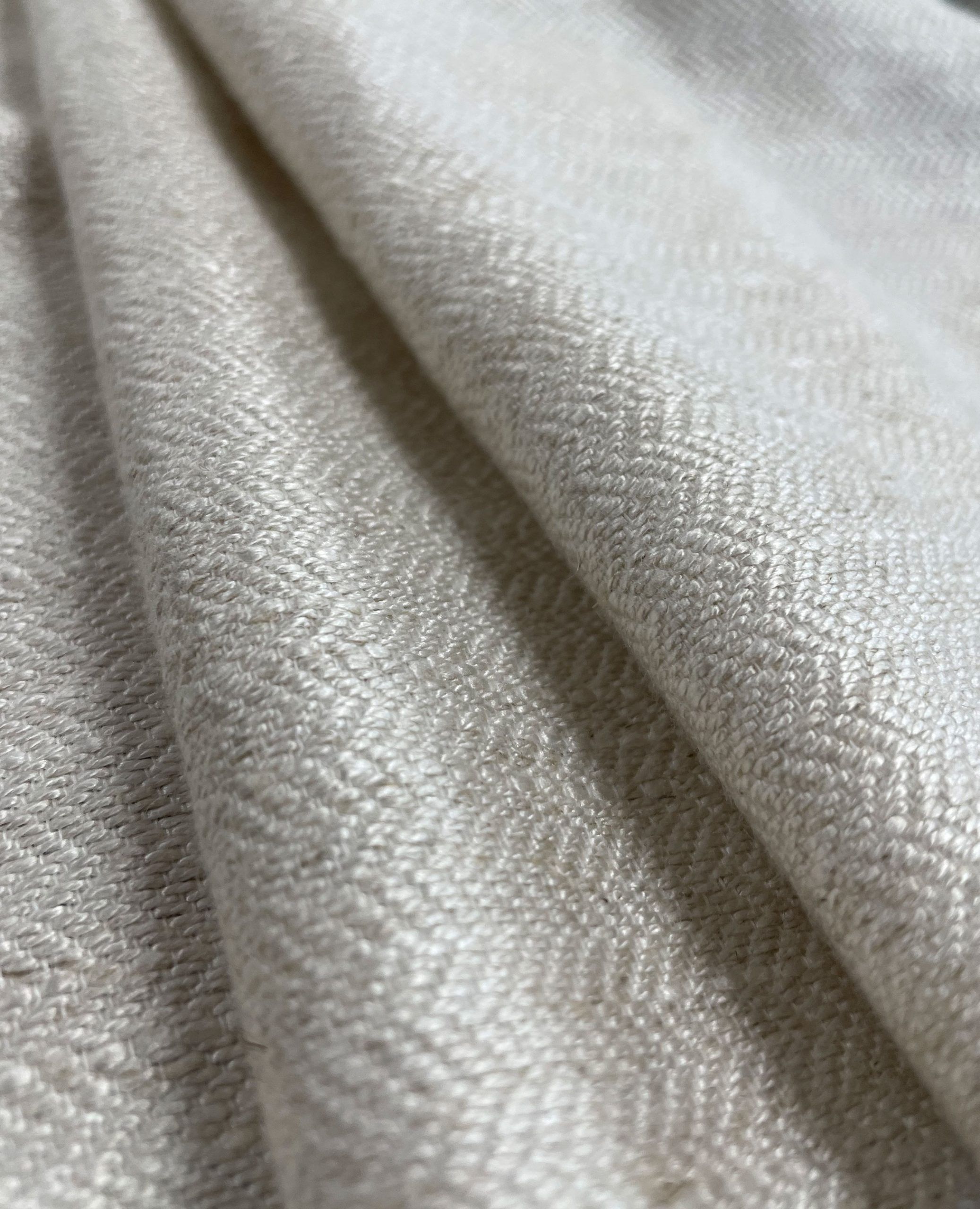 tissu chevrons beige